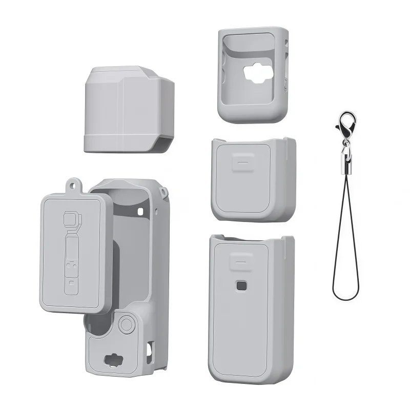 Silicone Protective Camera Case with Anti-Scratch Lens Cap Protector