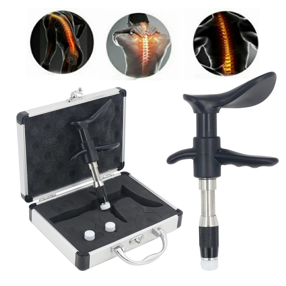 

Portable Chiropractic Adjustment Tools Therapy Body Physical Massager Instrument Improves Limbs Pain Massage Manual Gun