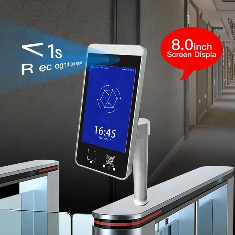 RFID 카드 출석 기록기 지문 얼굴 인식 카메라 생체 얼굴 인식 출입 통제 시스템