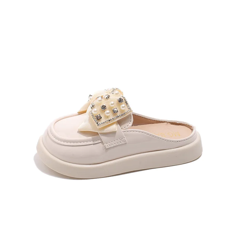 Girls Leather Shoes Autumn Korean Style Soft Bottom