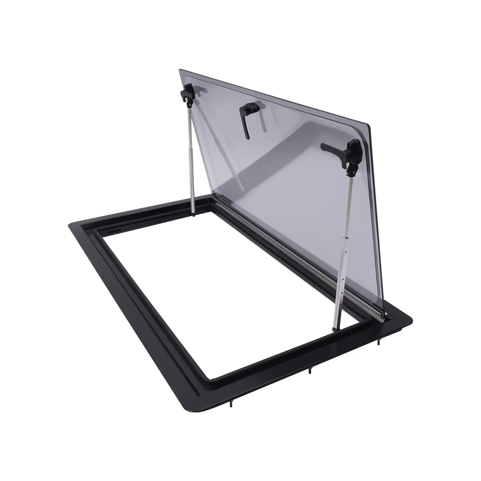 35.4x19.7inch/900*500mm RV Caravan Camper Van Hinged Window Push Out Ventilation Hatch Motor Window 70°-Opening Angle 2