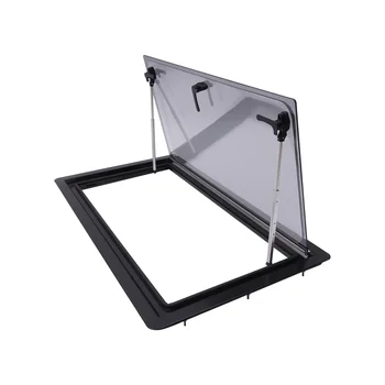 35.4x19.7inch/900*500mm RV Caravan Camper Van Hinged Window Push Out Ventilation Hatch Motor Window 70°-Opening Angle 2