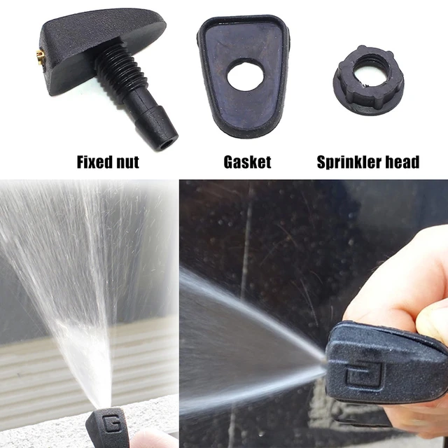 Water Spray Nozzle Adjustment Universal Durable Fan-shaped Car Accessories  Car Windshield Washer Water Outlet Nozzle - AliExpress