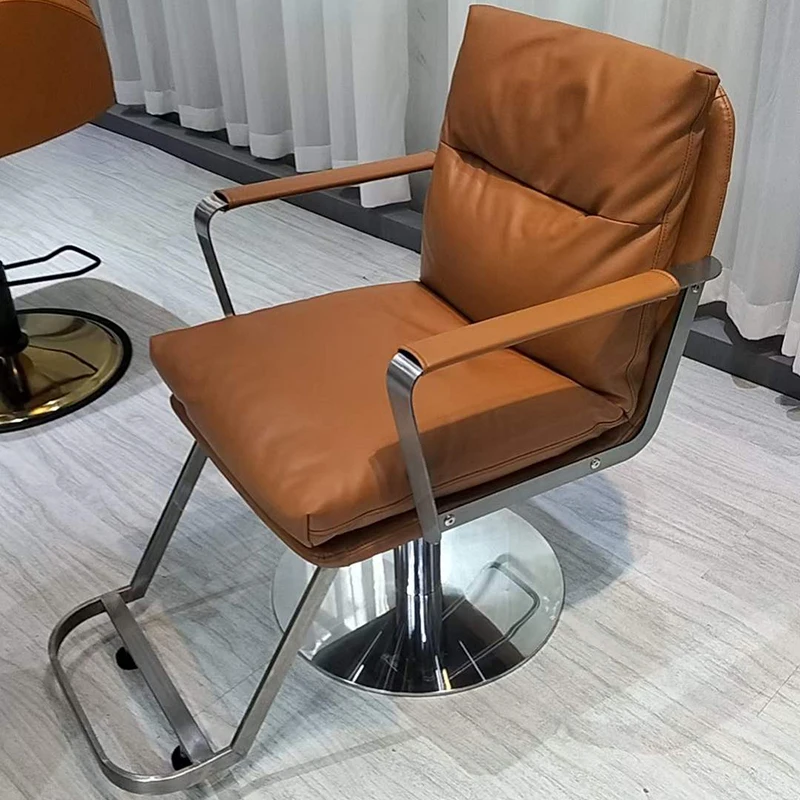 Ergonomic Hairdresser Chair Professional Make Up Chairs Reclining Sillones De Barberia Profesional Nail Salon Furniture