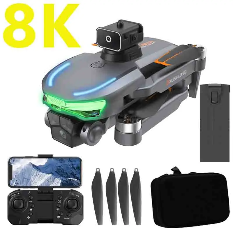 

A17 FPV Drone Professional 8K Obstacle Quadcopter Avoidance 4K HD Camera ESC RC Helicopter Toys Aerial Mini Drone Aircraft 20km