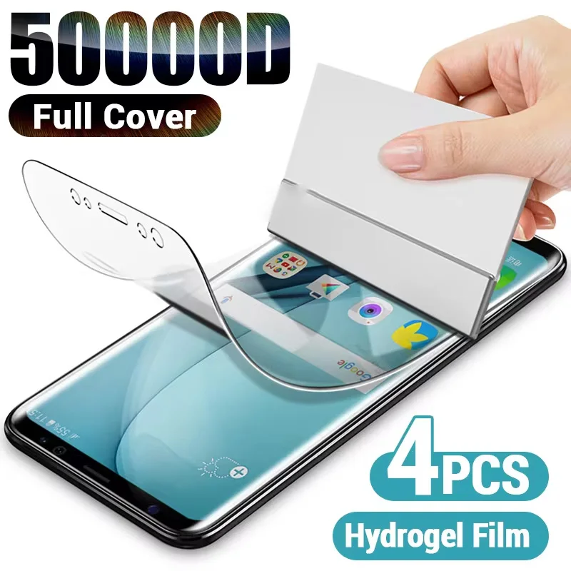 1-4PCS Pellicola Idrogel Morbida Per Samsung Galaxy A16 5G A17 A15 A26 A07 A06 A14 A13 A12 A25 A22 A24 A23 A05s A05 Protezione Dello Schermo