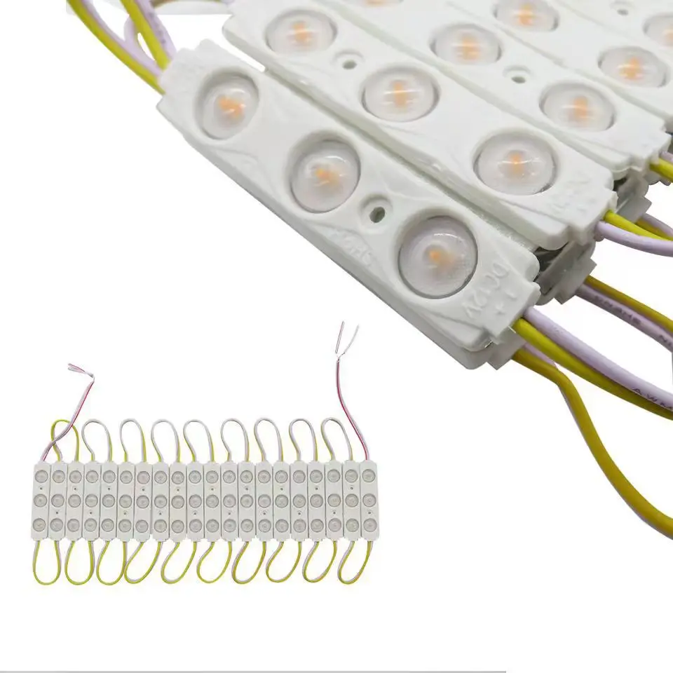 3led 2835 3LED injection led module 12V with lens Waterproof IP65 ,160 ...