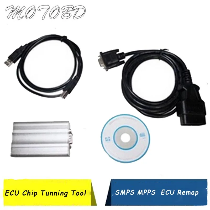 Фото SMPS MPPS V13 EDC16 металлический корпус MPPS V13.02 CAN Flasher Чип тюнинг ECU Remap OBD2 OBDII CAN ECU чип инструмент для настройки SMPS MPPS V13.02 №1