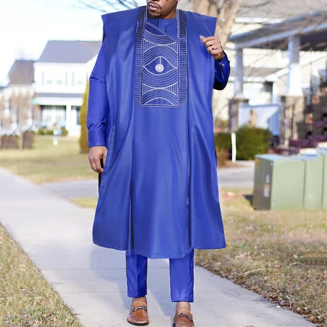 Mustapha Embroidered Agbada Outfit
