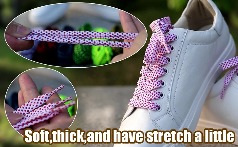 1 Paar doppellagige hohle Schnürsenkel, flache Schnürsenkel für Schuhe, zweifarbige Schnürsenkel, weiß, schwarz, Sneakers-Schnürsenkel, 100/120/140 cm – Detail 2