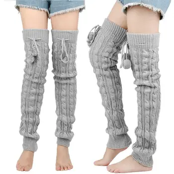 Heated Socks Women 1 Pair Thermal Socks USB Heated Slippers Over The Knee Heated Socks For Hiking Camping Skiing Fishing 1