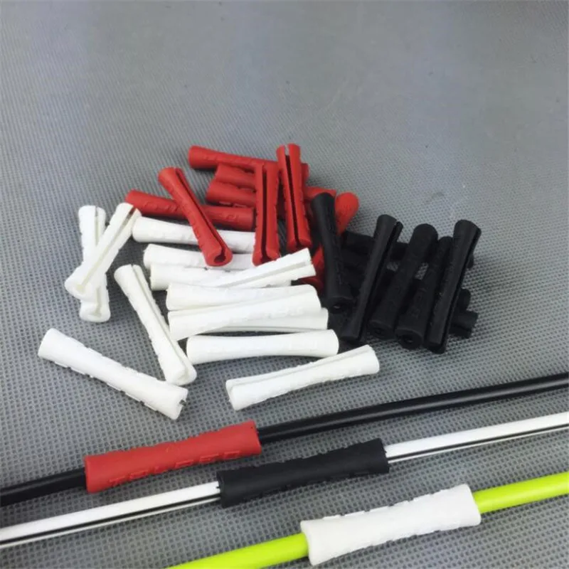 

4pcs Bicycle Brake Cable Housing Mtb Rubber Protective Sleeve Cable Protectors Guides Bicycle Sleeve Silicone Cable Protector