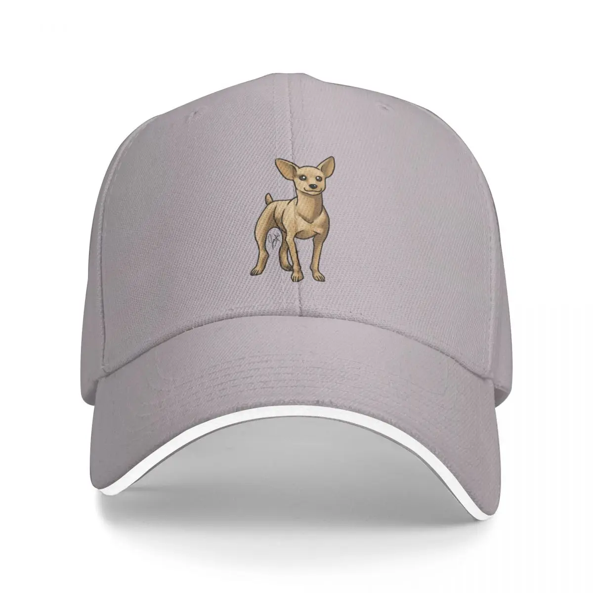

Miniature Pinscher - Brown Cap Baseball Cap Big size hat luxury man hat Male cap Women's