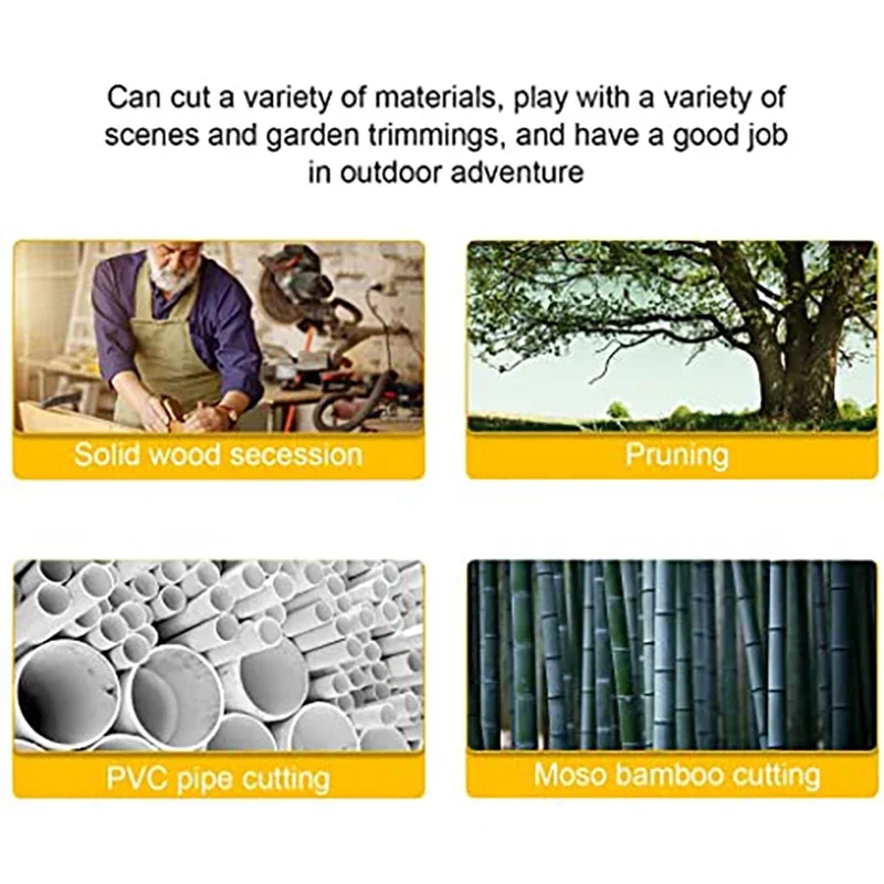 180-300mm Gardening Pruning Saw Folding Fruit Tree Pruning Horticulture Tool For Garden Modeling Outdoor Camping