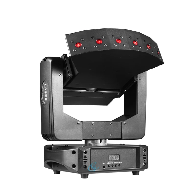 6 Eyes RGB Laser Moving Head Light Infinite Rotation Dmx512 Controller for Bar C