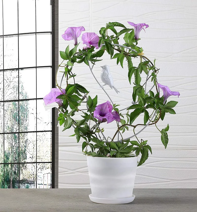 Plant Climbing Frame Butterfly Bird Bracket Creative Flower Insertion Frame Climbing Vine Flower Frame Gardening