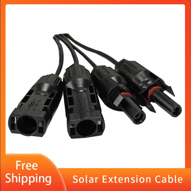 2Y 3Y 4Y Solar photovoltaic Panel Adaptor Cable connector Y type five way  plug Parallel connection of battery plate assembly - AliExpress