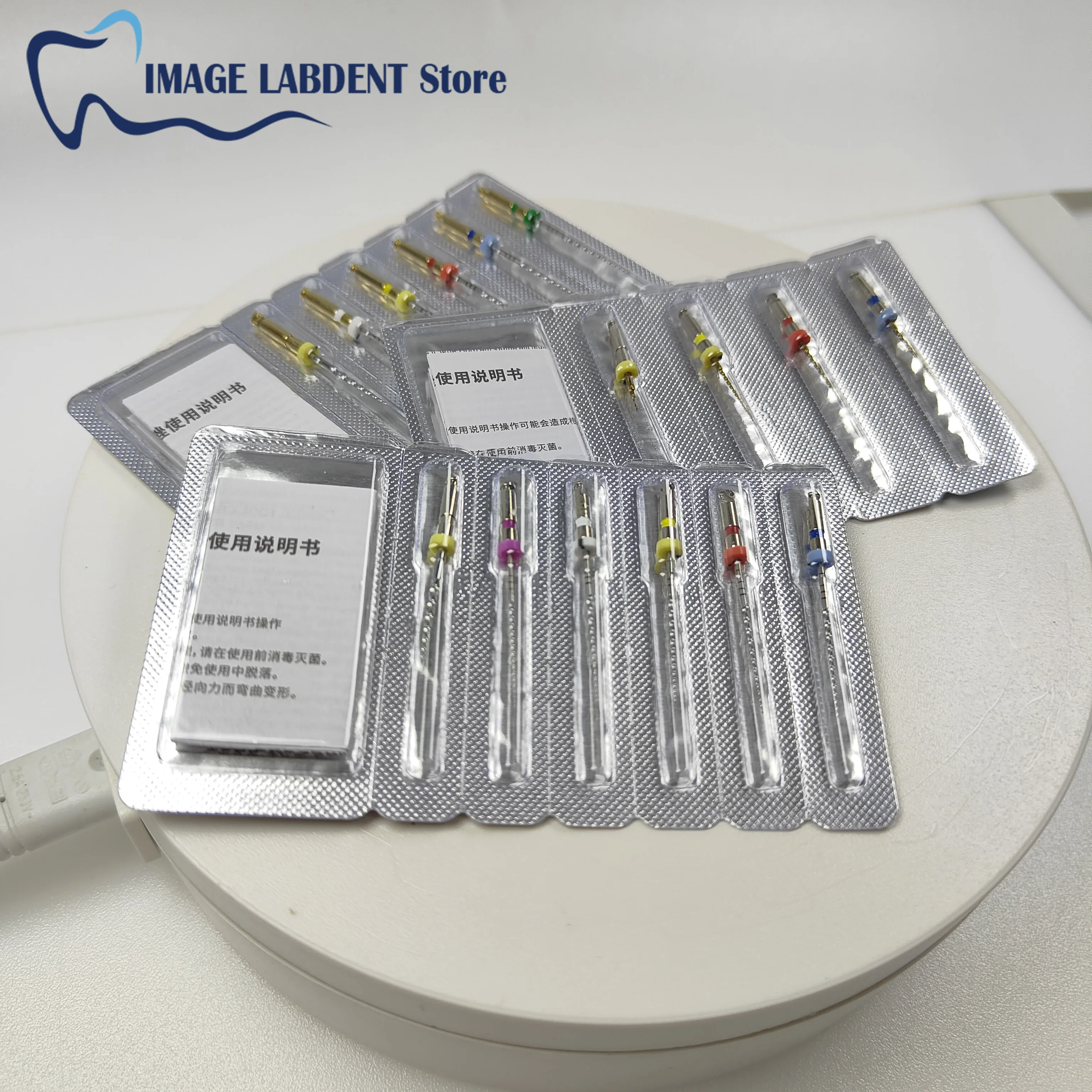 4 PCS Dental SC-CH Niti File  Fit Pediatric Specially designed for children Root Canal Treatment 4
