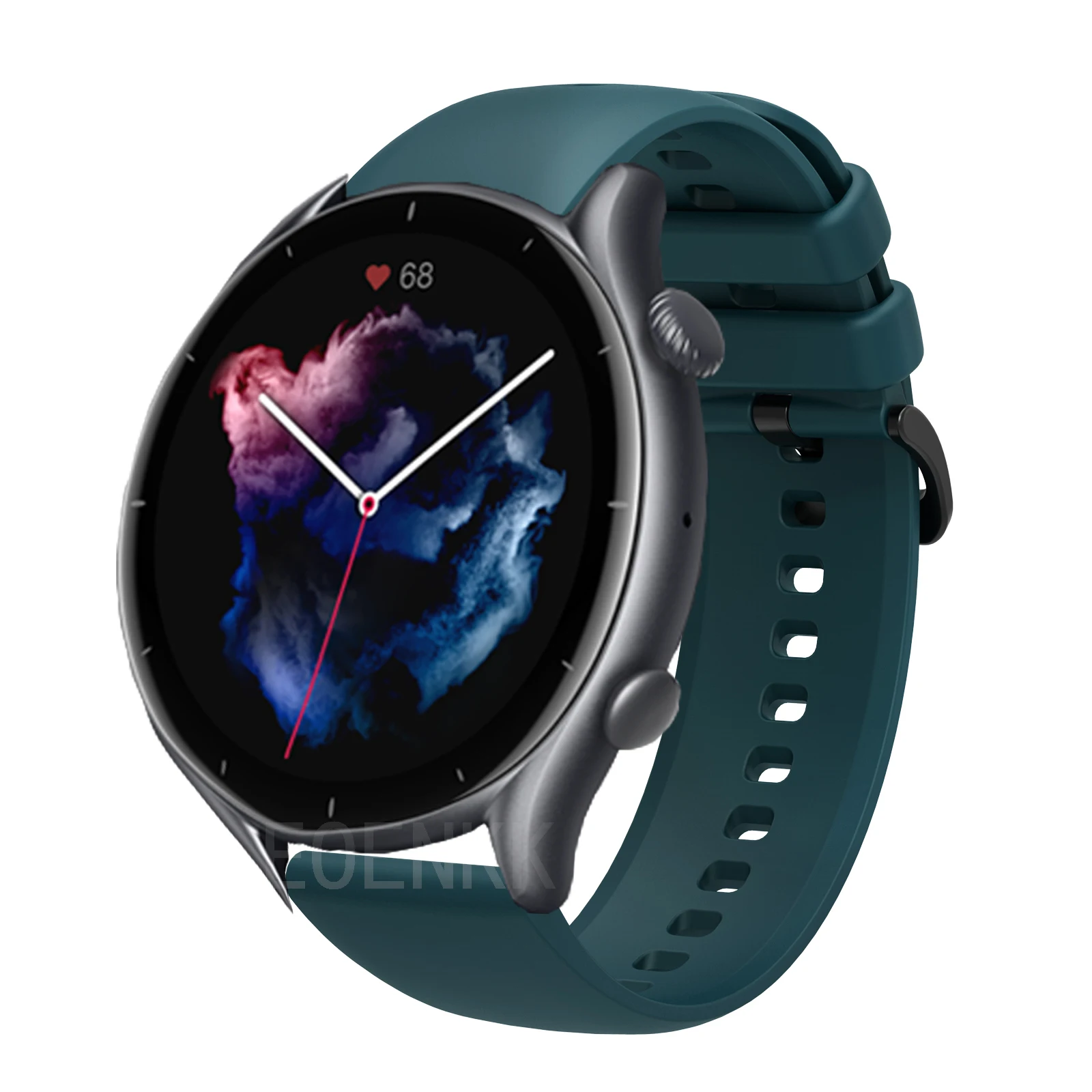 Watch Strap 22mm For Huami Amazfit GTR 4/3/2/3 Pro GTR 47mm Smart Watch Band Silicone Correa Bracelet For Amazfit Pace Stratos