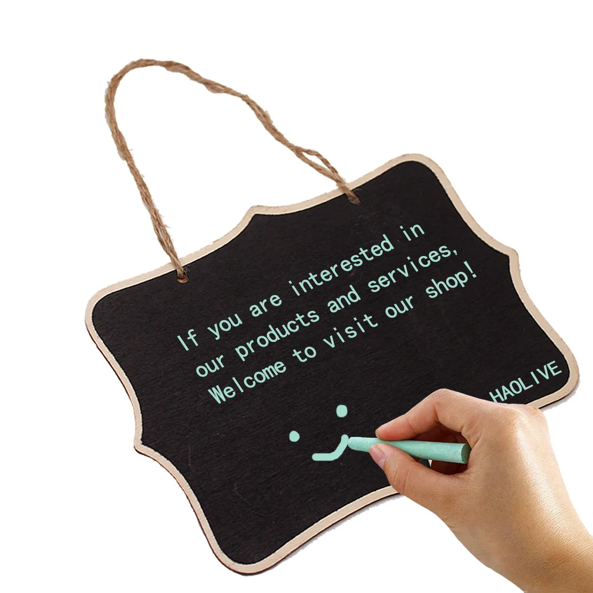 Wooden Chalkboard Bview Art 1 Piece Mini Size Home Office Decorative Chalkboard Kids Wooden Chalkboard Polygonal Cute Chalkboards