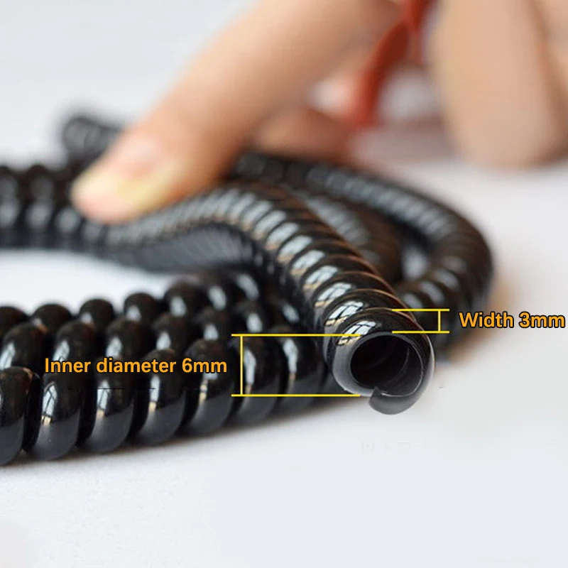 1PC Black Length 90cm Electric Scooter Line Protector Covers Wire Cable Spiral Winder for Scootors Dropshipping