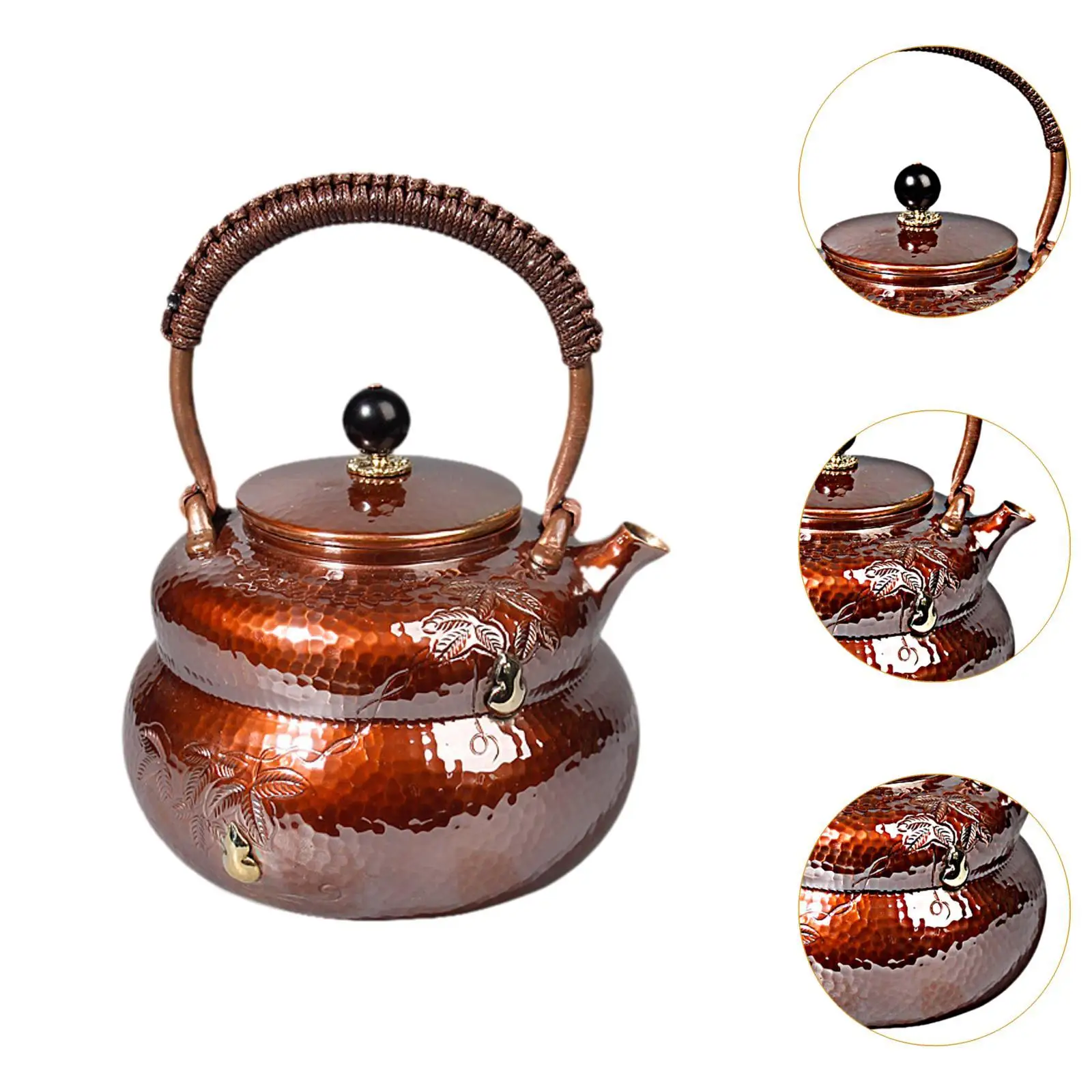 Copper Teapot Chinese Traditional Teapot Small Solid Copper Tea Pot Kettle