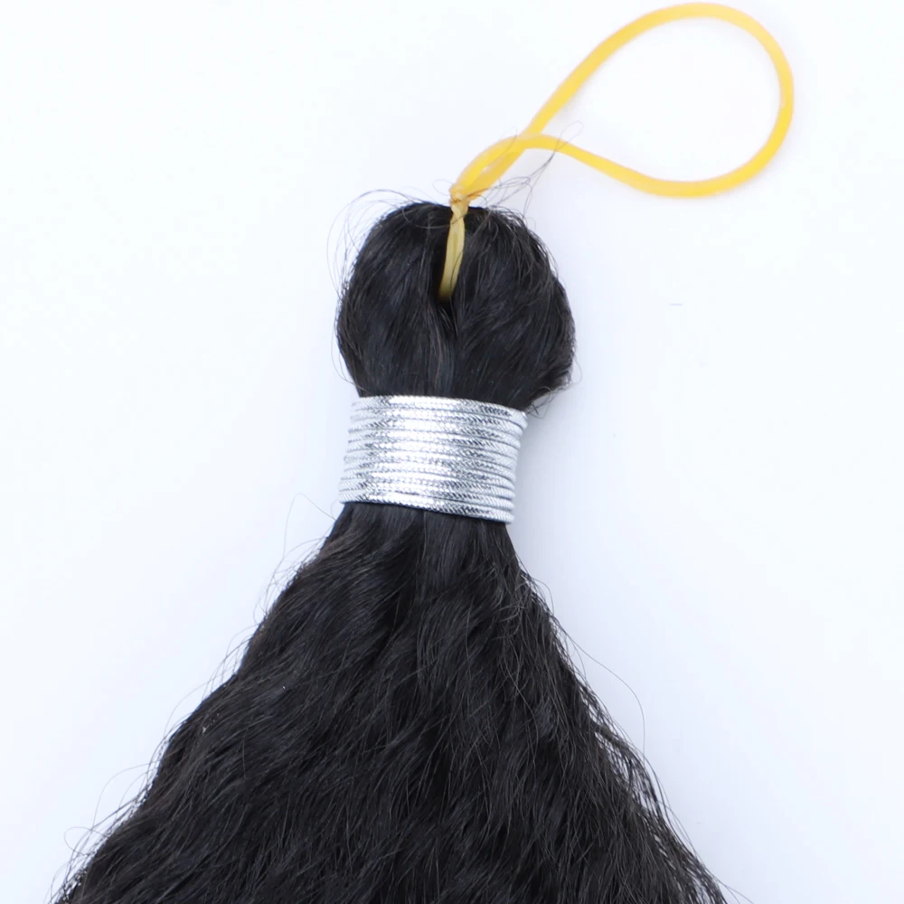 Capelli sintetici all'uncinetto trecce Afro crespi ricci all'uncinetto per le donne estensioni dei capelli finti ricci estensioni dei capelli intrecciati sintetici - immagine 3