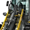 LESU Loader Aoue-MCL8 1/14 RC Hydraulic Metal Kit Unpainted Unassembled Construction Truck Model Light Sound  Motor ESC Toy 5