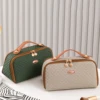 New Fashion Woven Double Zipper Makeup Bag with Large Capacity and Multi compartment Travel Cosmetics Storage Bag Washing Bag 6