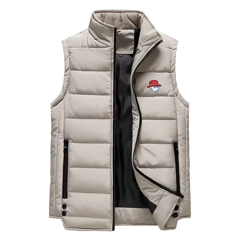 Mens Golf Vest Jacket Autumn Golf Wear Vest Golf Winter Vest Warm