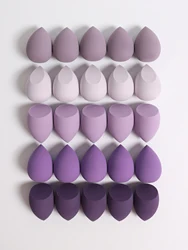 Vibrant 25 - Count Beauty Sponge Set for Flawless Makeup Application (06)