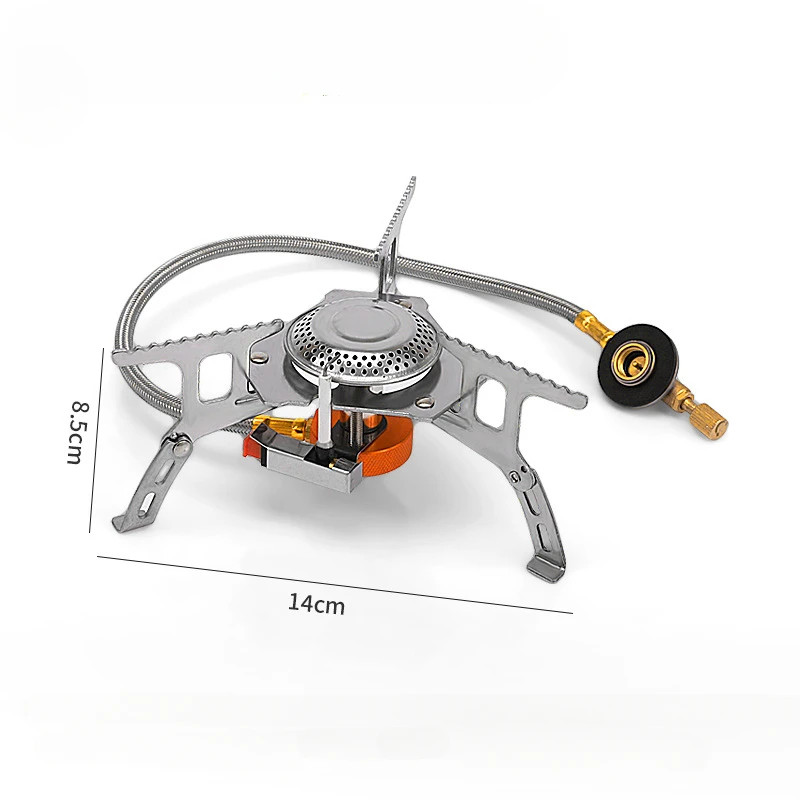 

Mini Camping Gas Stove Portable Folding Outdoor Backpacking Stove Tourist Equipment For Cooking Hiking Picnic