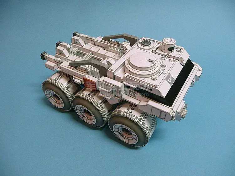 Movie 2001 Space Odyssey Lunar Rover Paper Model Spacecraft