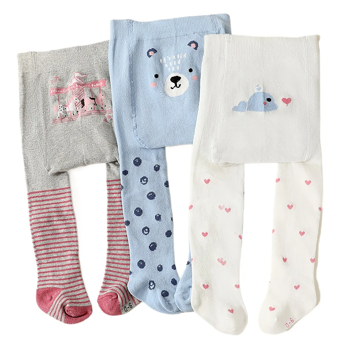 3pcs/pack 0-3years PP pants trousers Baby Infant cartoon Tights  for boys girls Clothing Designer Leggings