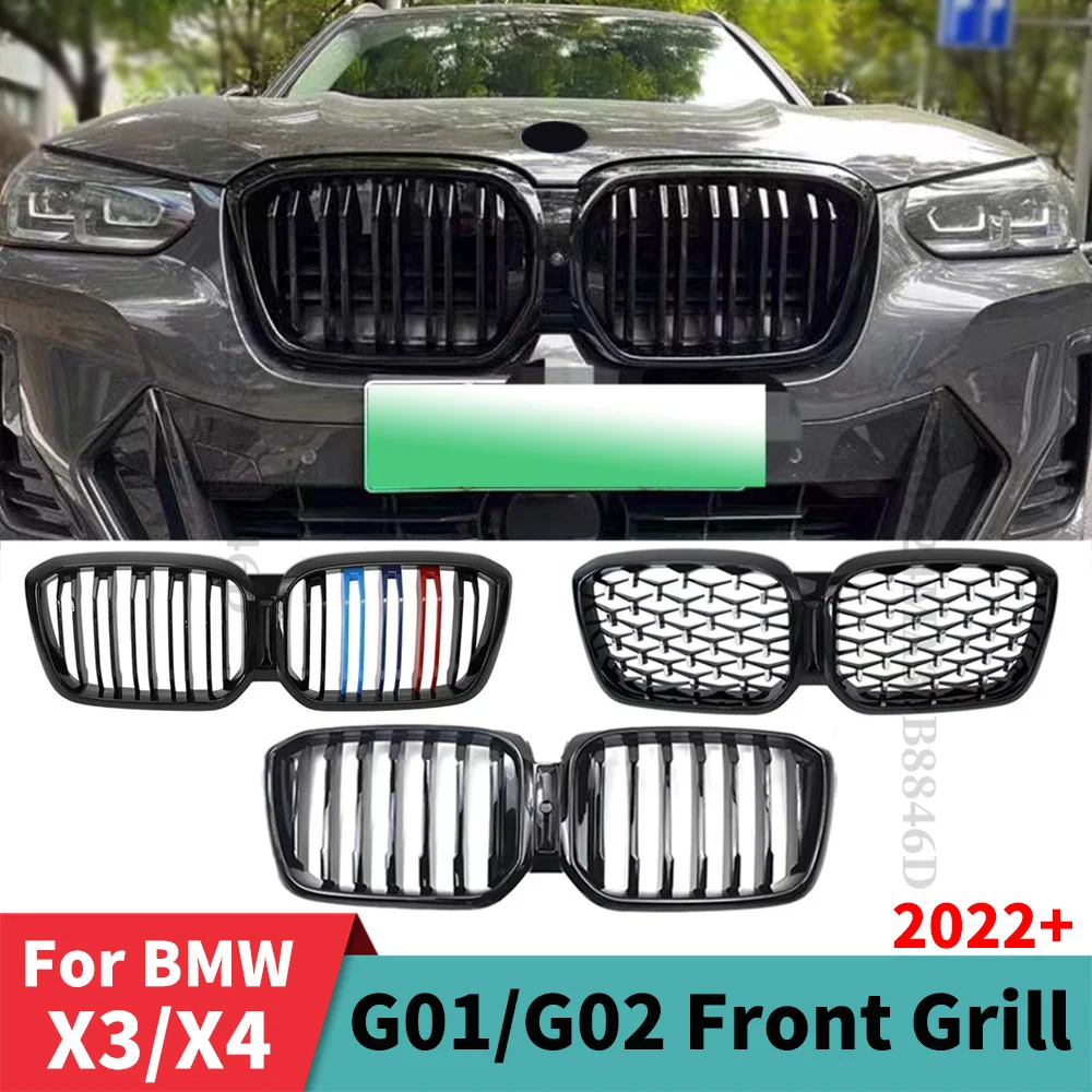

Передняя решетка радиатора для BMW X3 G01 X4 G02 2022 2023 м