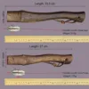 WPKOPYA(USA)  Beech short hand axe handle, solid wood bent axe handle, outdoor logging axe handle, tactical axe handle 6