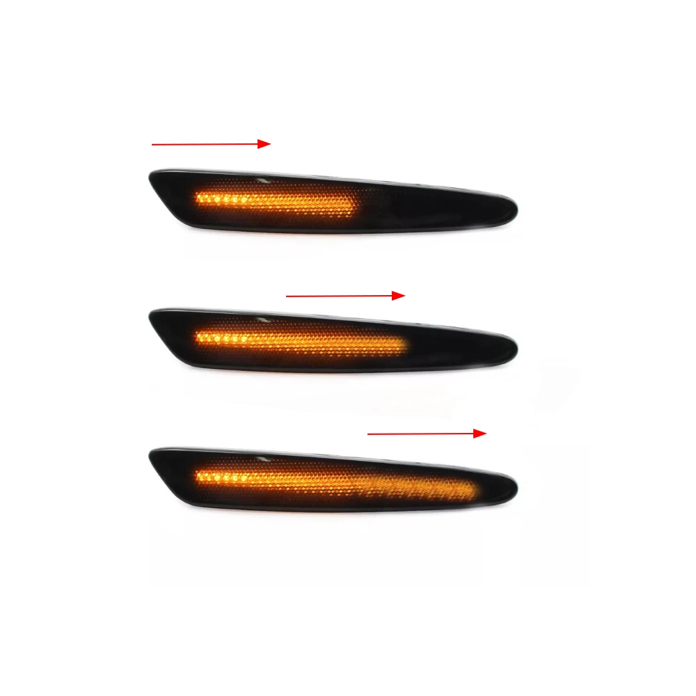 1 Pair 12V LED Front/Rear Side Marker Light GM10316651, 10316652, 10316656, 10440722 Fit For Chevrolet Corvette C6 2005-2013