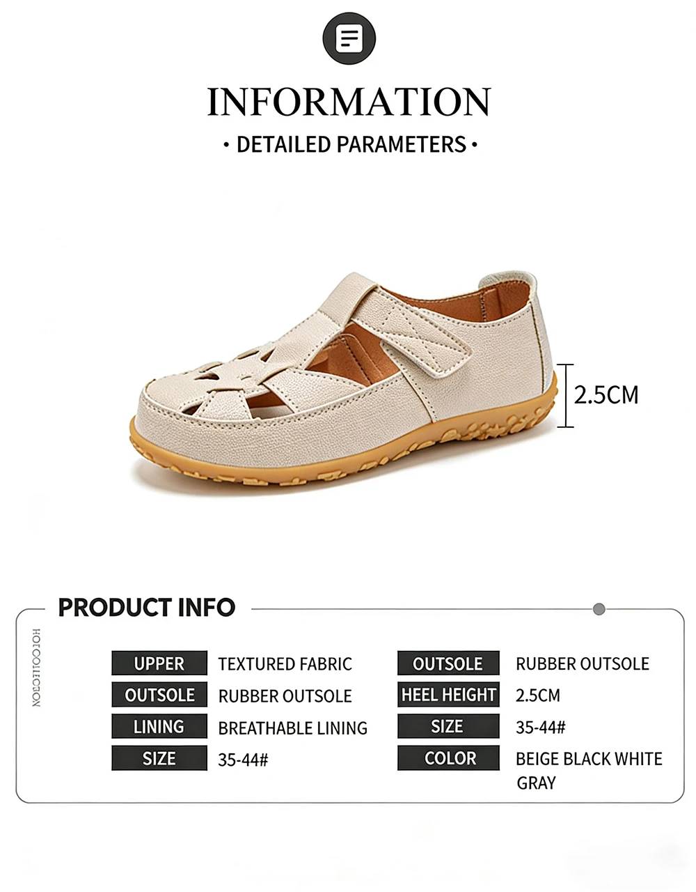 Neue geflochtene Riemchensandalen für Damen, atmungsaktive Loafer-Schuhe mit Aussparungen, lässige flache Lederschuhe für Damen – Detail 7