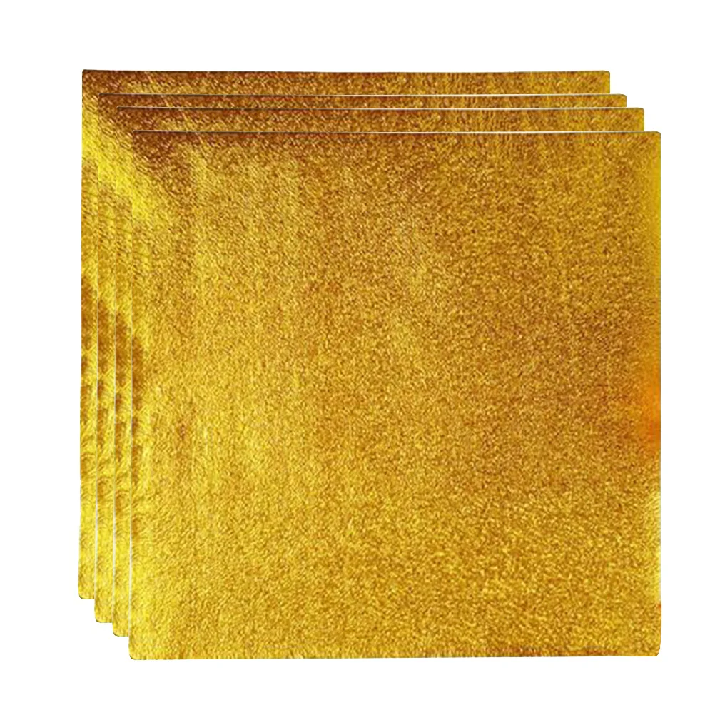 200 Pcs Gold Foil Wrapping Paper Aluminium Candy Wrappers Chocolate Packaging Kitchen Pastry Tools Baking Supplies foil candy