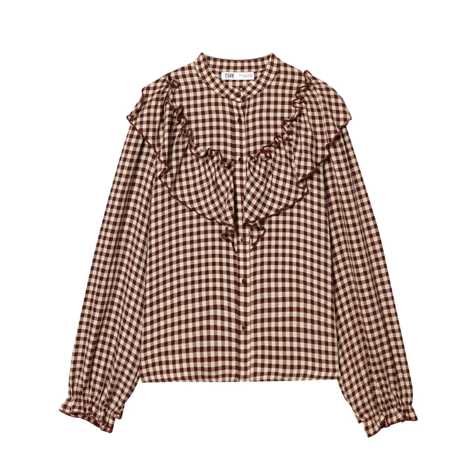 Chic Fashion Simple Style Shirts For Women 2025 New Fashion Long Sleeve Women's Casual Loose Plaid Shirt And Blouse Woman Tops