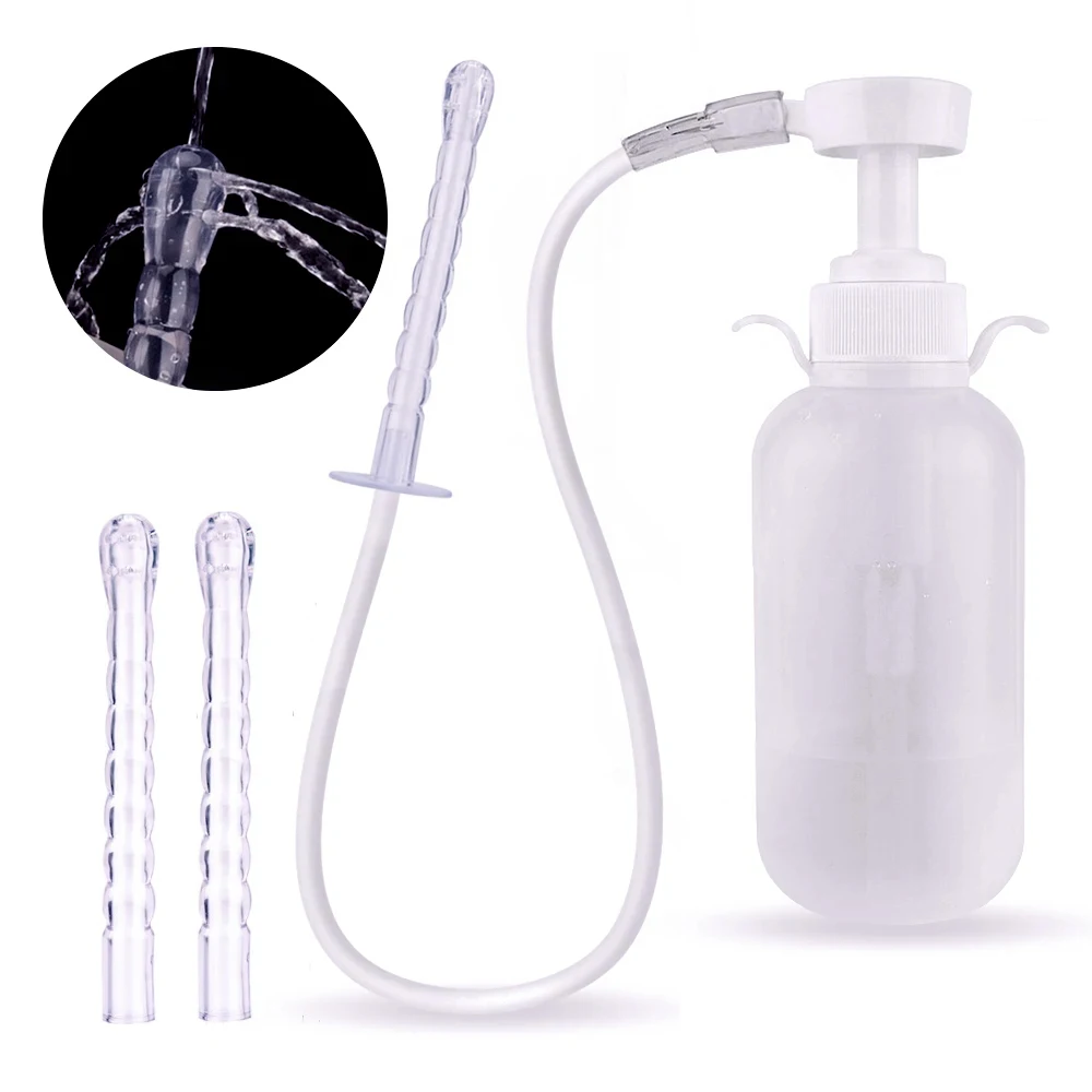 Enema Bag Kit 300ml Feminine Vaginal Douche Anal Douche Cleaner Enema Anal Vagina Cleaning Kit Enema Bottle Pump Bottle For Women Girls enema bulb syringe,enema irrigator,enema syringe,enema bag kit