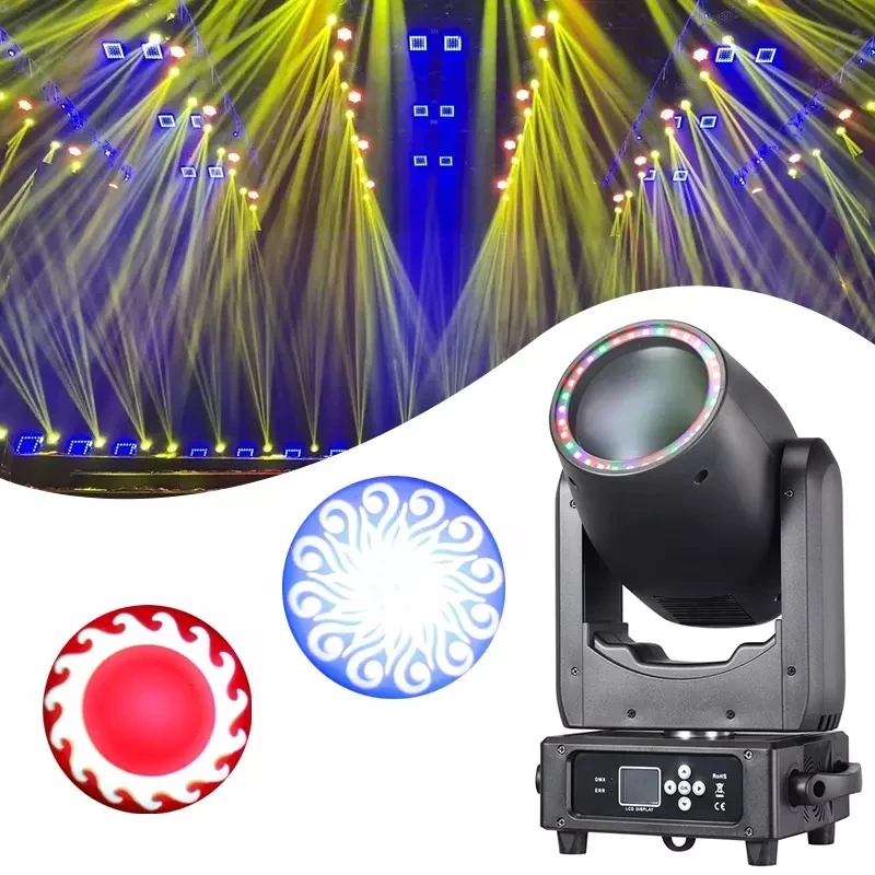 8 pieces 300w led moving head spot led beam spot moving head stage lights