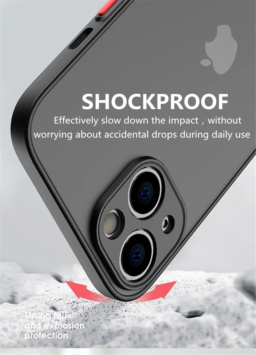 Capa de telemóvel mate antichoque para huawei e honor_voghion.com