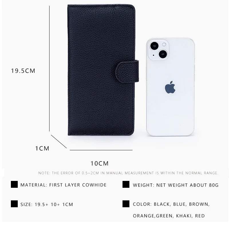 Leather Women Long Wallet Money Slim Clutch Bag for Ladies Fashion ID Credit Card Holder Purse Envelope Wallets Clip Phone Pouch