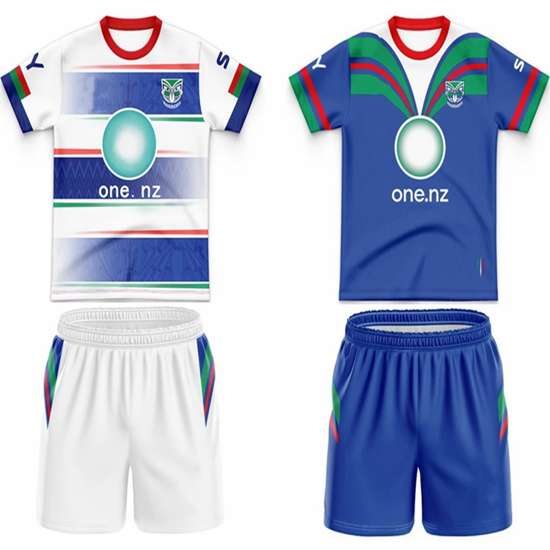 2024 Warriors Homeaway Football Jersey Football Kids T-Shirt Shorts Track Suit