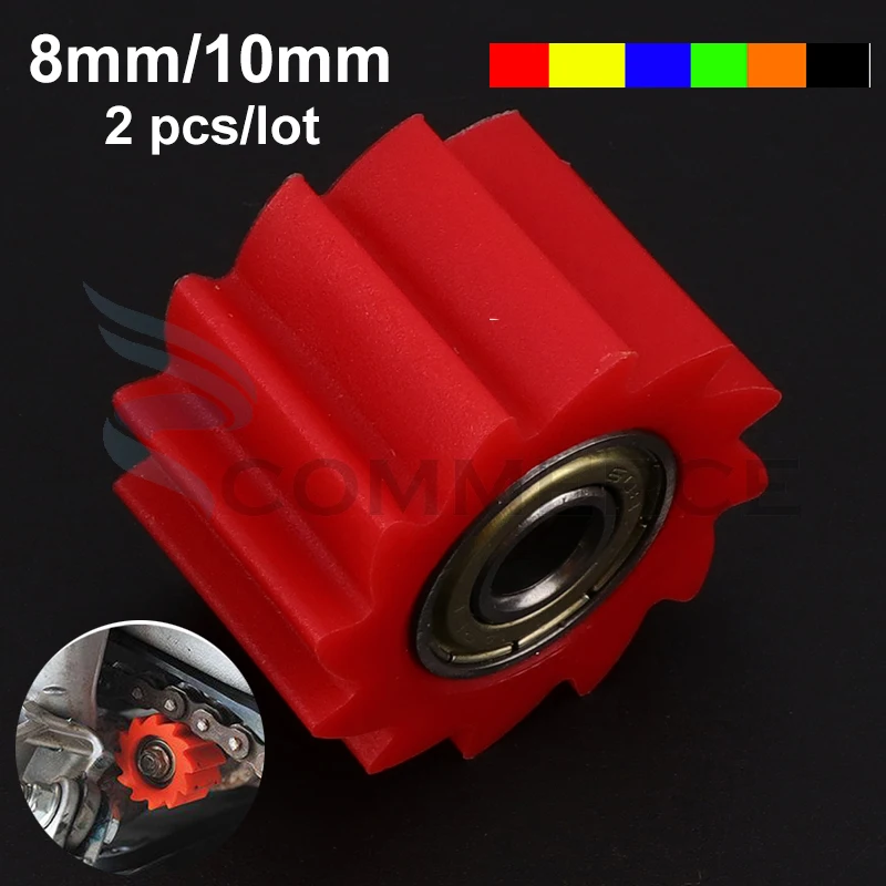 Drive Chain Roller Motorcycle Tensioner Pulley Wheel Slider Guide For Motocross Dirt Pit Bike Atv Exc Sxf Crf Cr Klx Yzf Wrf Tc