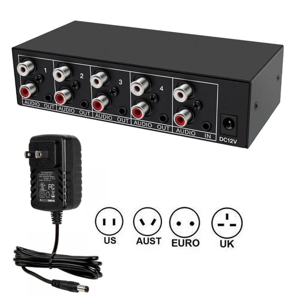 ׷  й Ʈ, PC Ʈ DVD Ŀ, 1 in 4 out ׷ L/R Aux  й, 1x4 