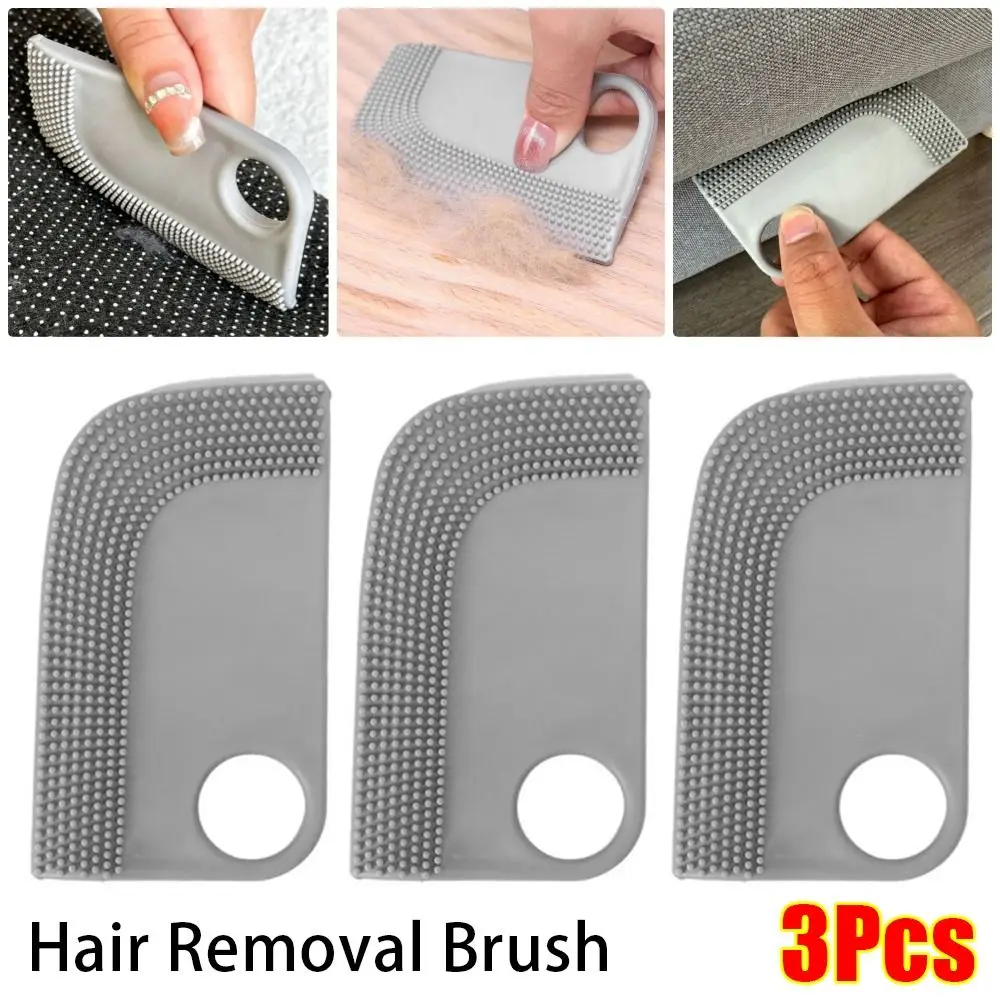 Pet Hair Remover Brush Dog Silicone Fur Remover Brush Cleaning Sofa Fuzz Fabric Dust Removal Cleaning Tool Cat Supplies
