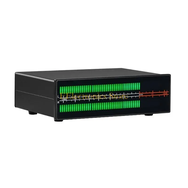 B03C LED 음악 스펙트럼 시각화 장치 스테레오 청각 분배기 2채널 사운드 동적 측정기