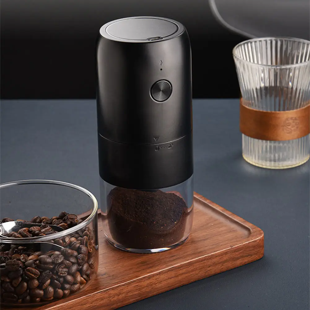 

Electric Coffee Grinder Portable USB Charging Coffee Bean Grinder Stainless Steel Coarse Grains Medicinal Herb Grinding Machine